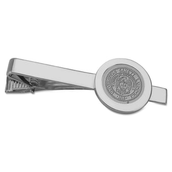 Silver Saint Louis Billikens Shield Logo Tie Bar
