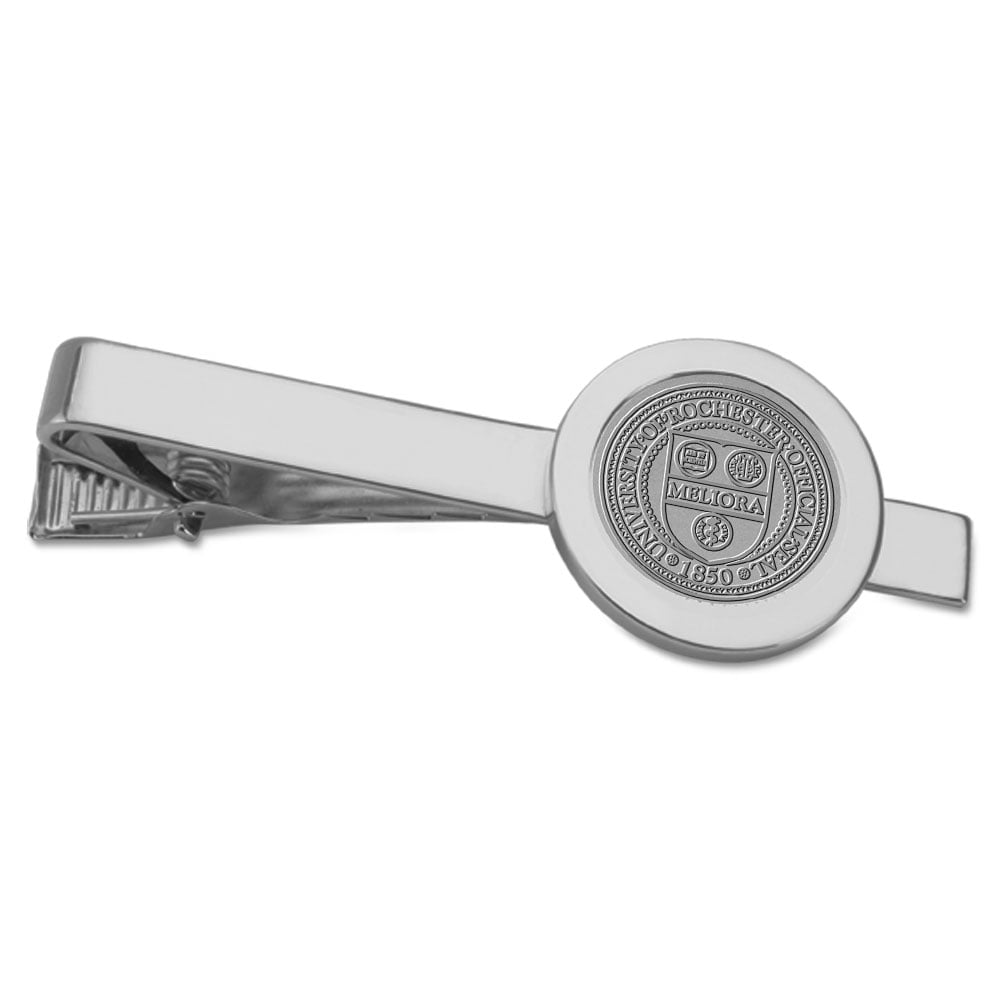 Silver Rochester Yellow Jackets Logo Tie Bar