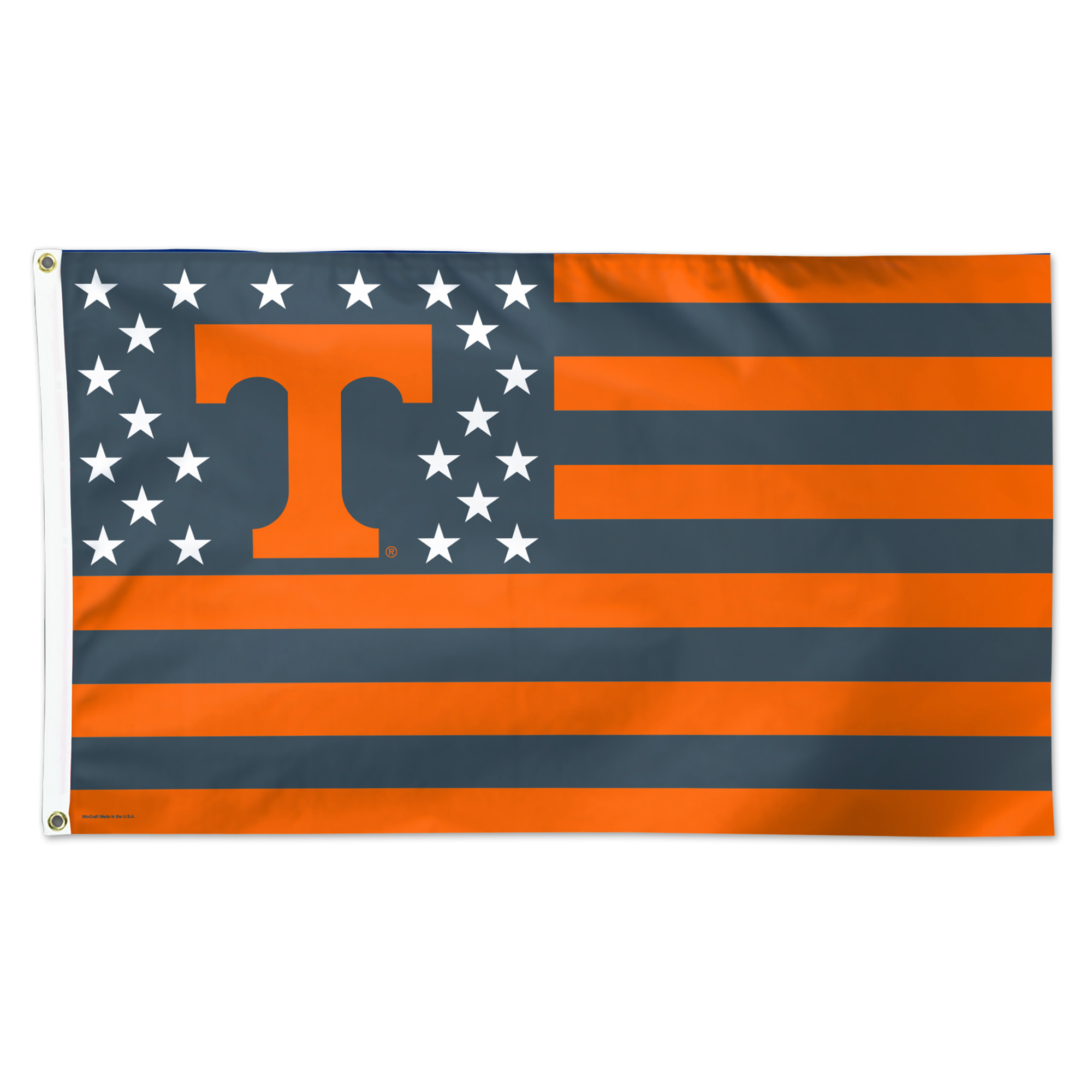 WinCraft Tennessee Volunteers 3' x 5' Single-Sided Deluxe Patriotic Stars & Stripes Flag