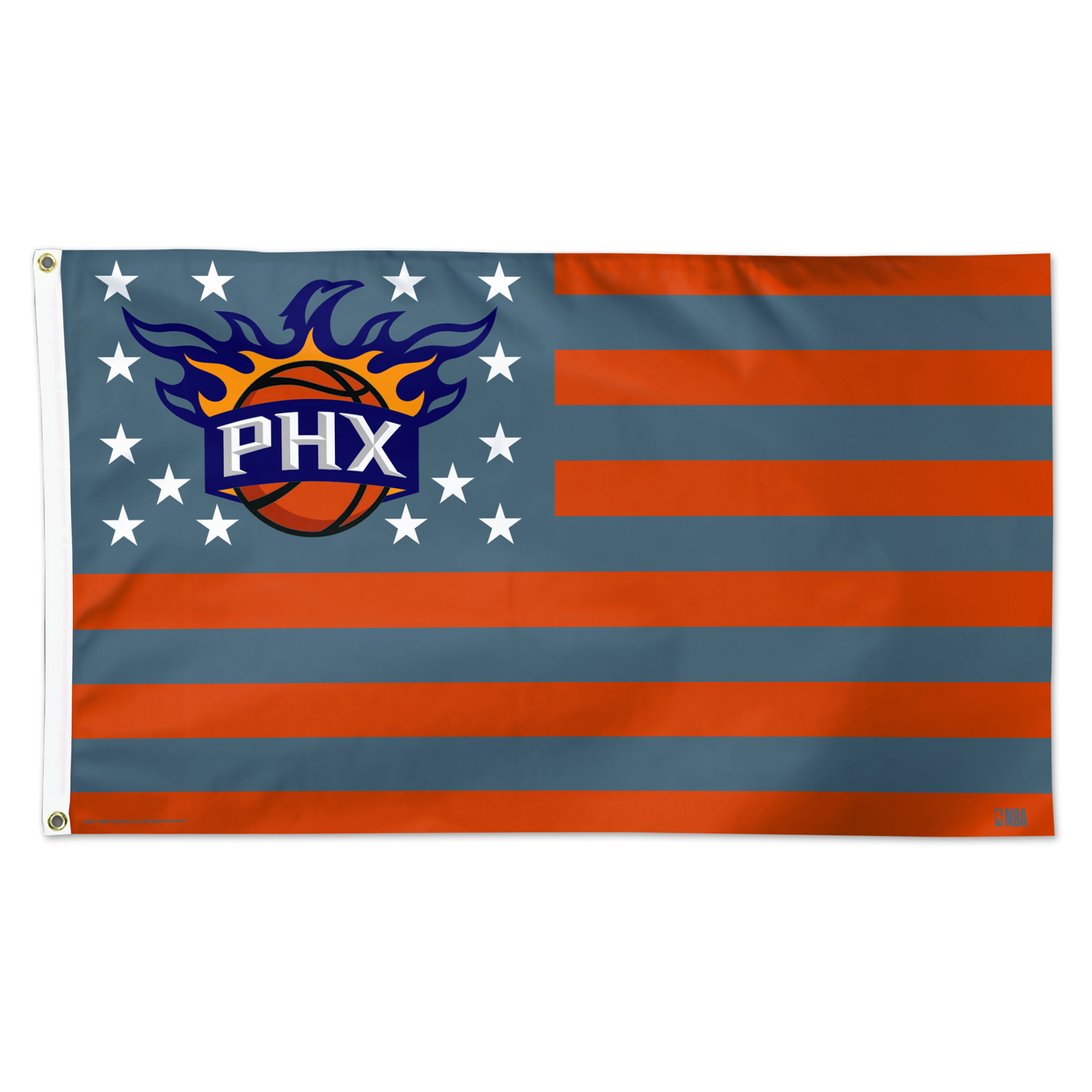 WinCraft Phoenix Suns 3' x 5' Single-Sided Deluxe Patriotic Americana Flag