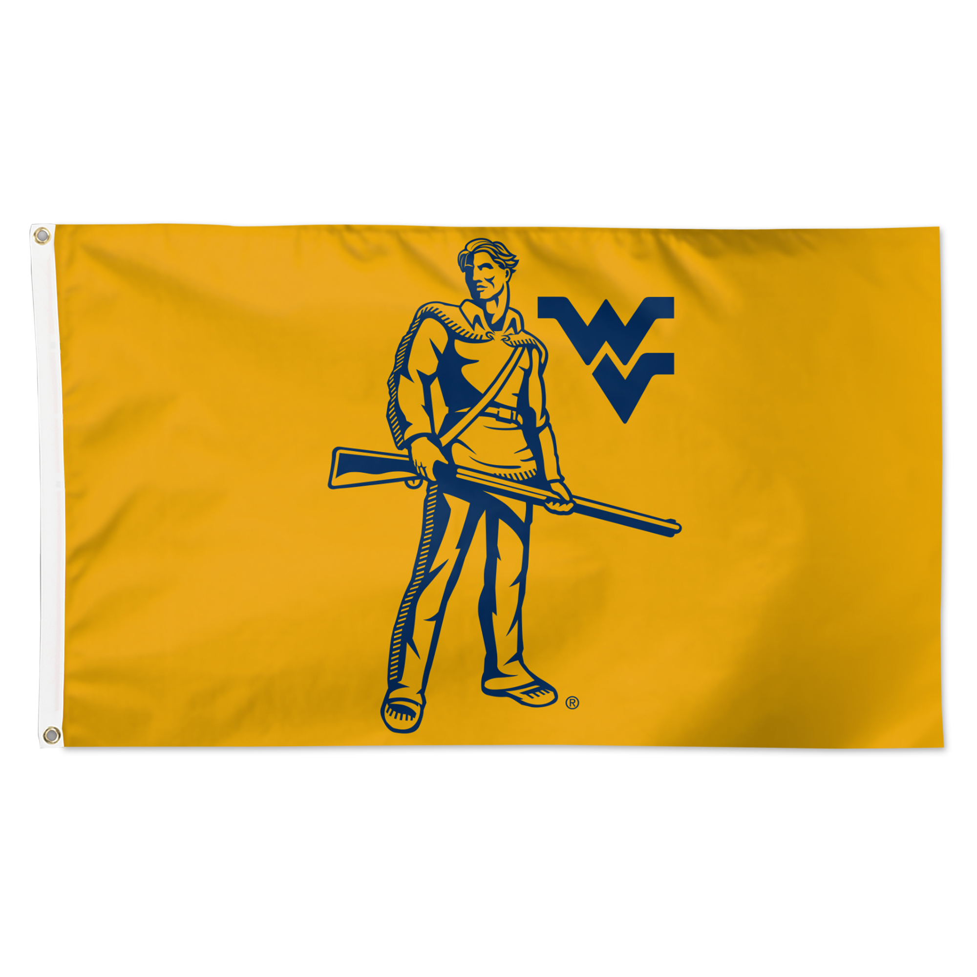 WinCraft West Virginia Mountaineers 3' x 5' Single-Sided Deluxe Secondary Team Logo Flag