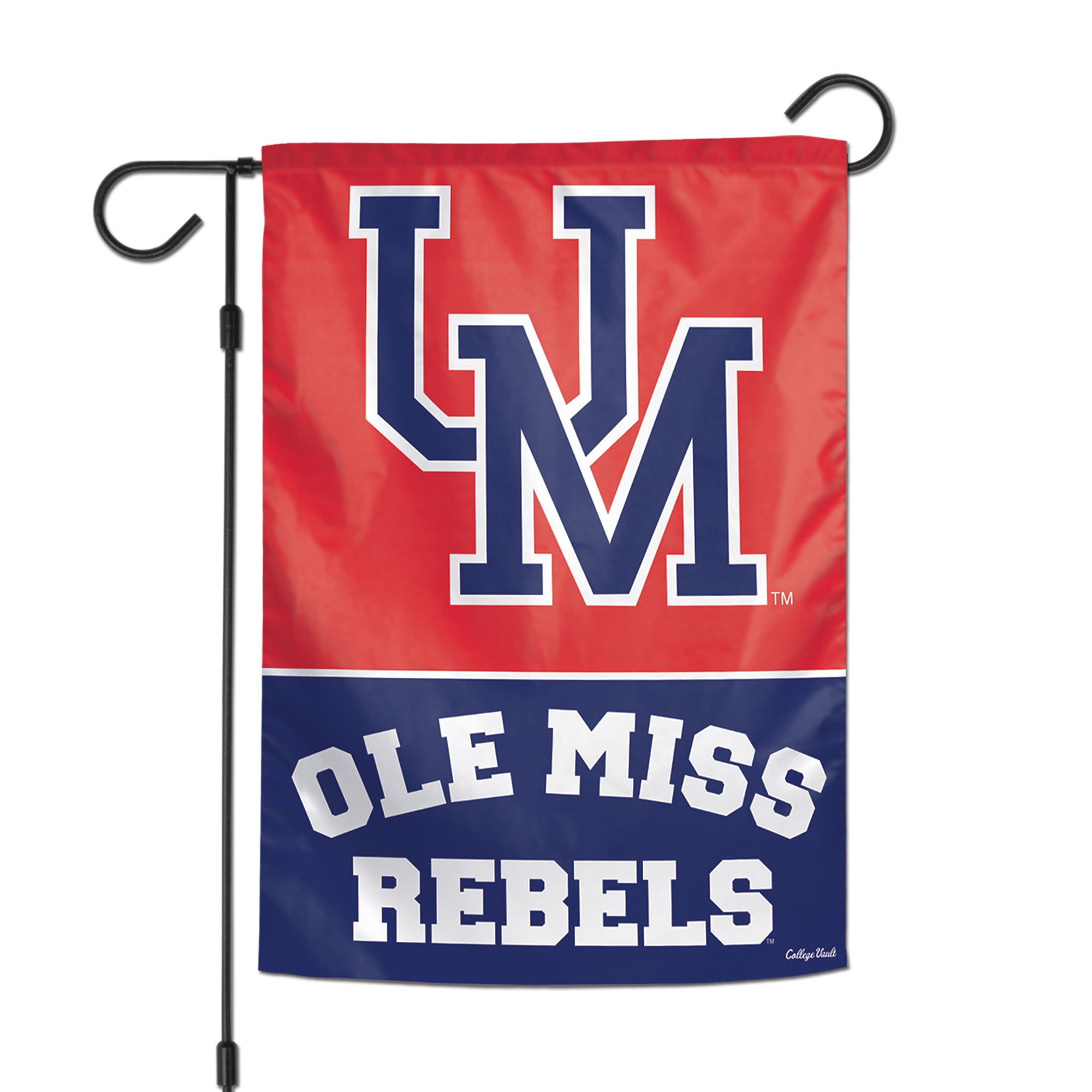 WinCraft Ole Miss Rebels 12'' x 18'' Double-Sided College Vault Garden Flag