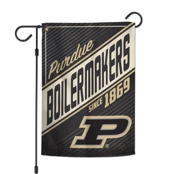 WinCraft Purdue Boilermakers 12" x 18" Throwback Logo Double-Sided Garden Flag