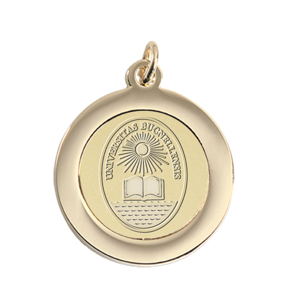 Gold Bucknell Bison Pendant