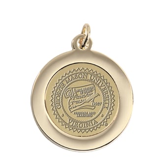 Gold George Mason Patriots Pendant