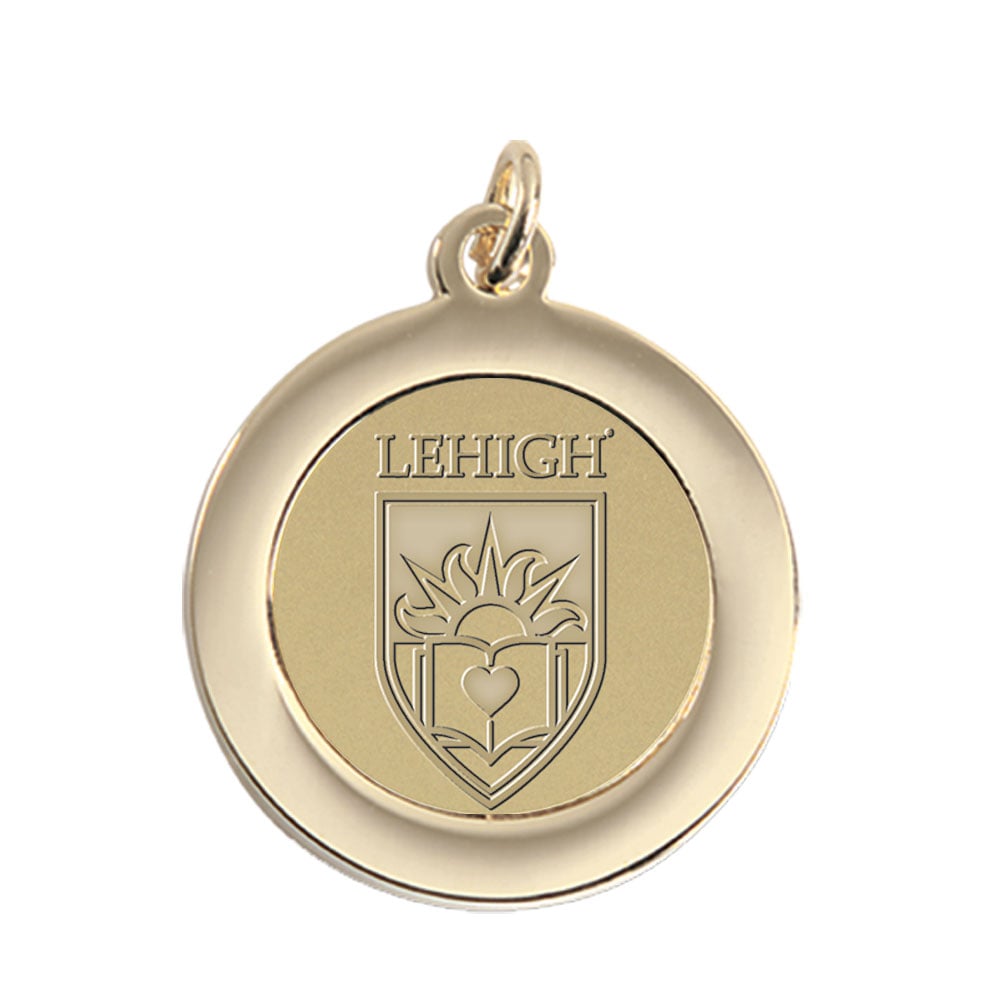 Gold Lehigh Mountain Hawks Pendant