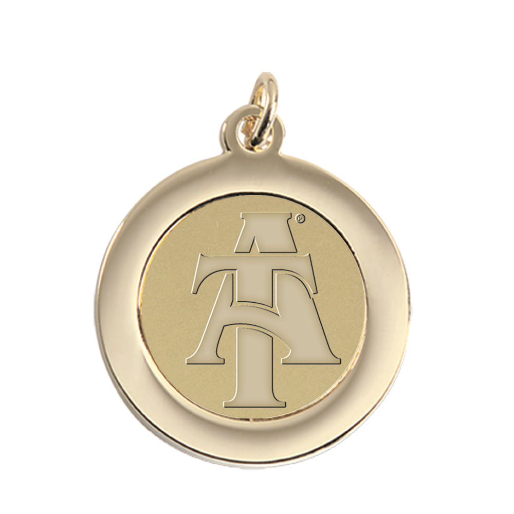 Gold North Carolina A&T Aggies Pendant