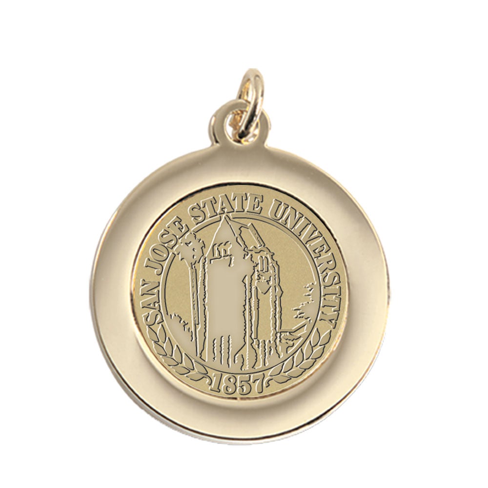 Gold San Jose State Spartans Pendant