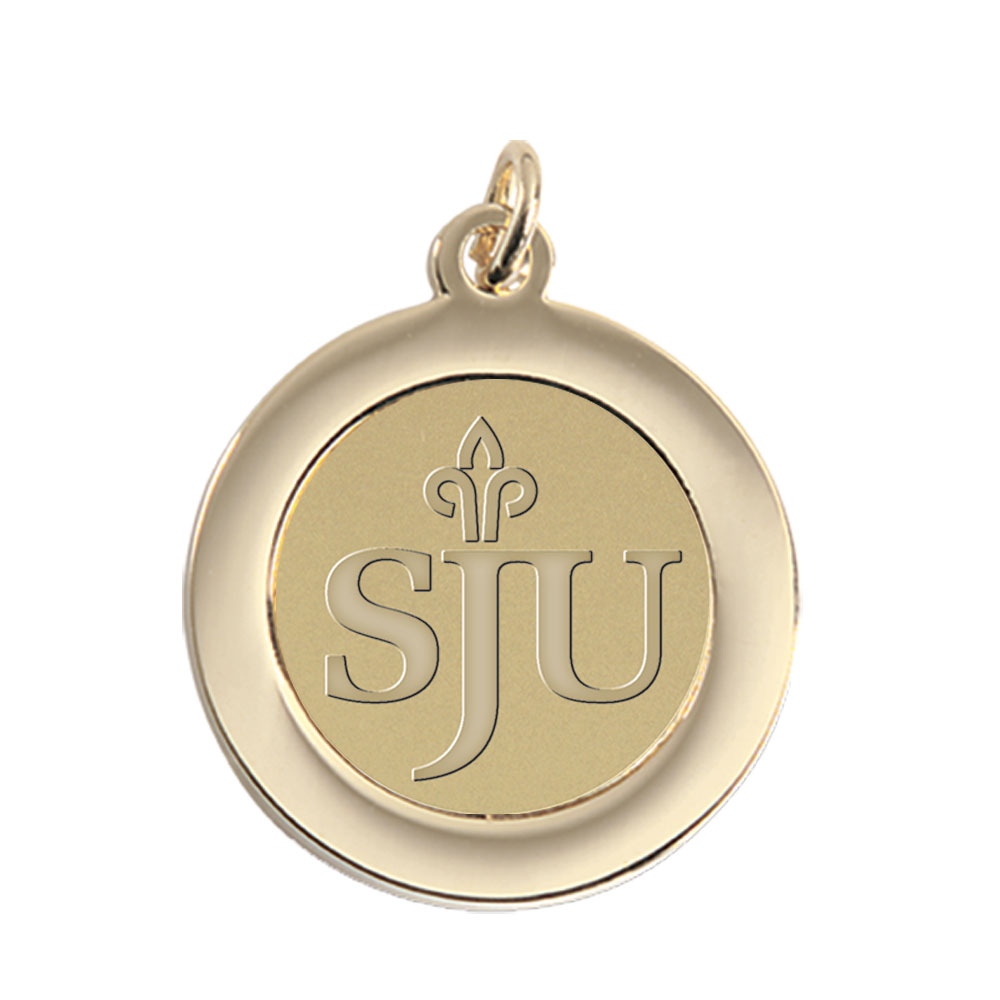 Gold Saint Joseph's Hawks Pendant
