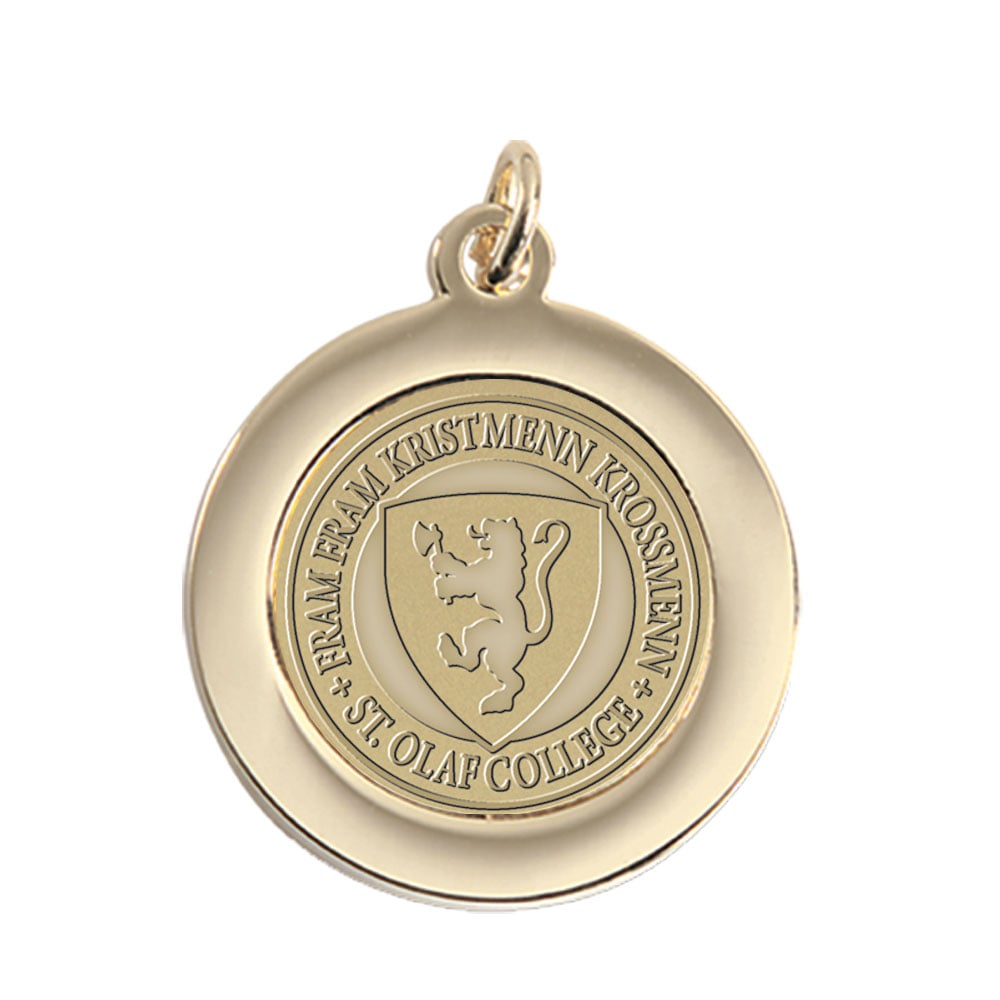 Gold St. Olaf Oles Pendant