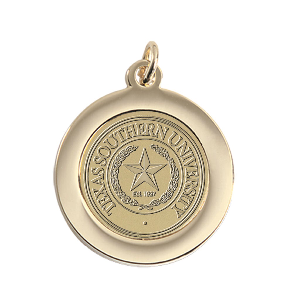 Gold Texas Southern Tigers Pendant
