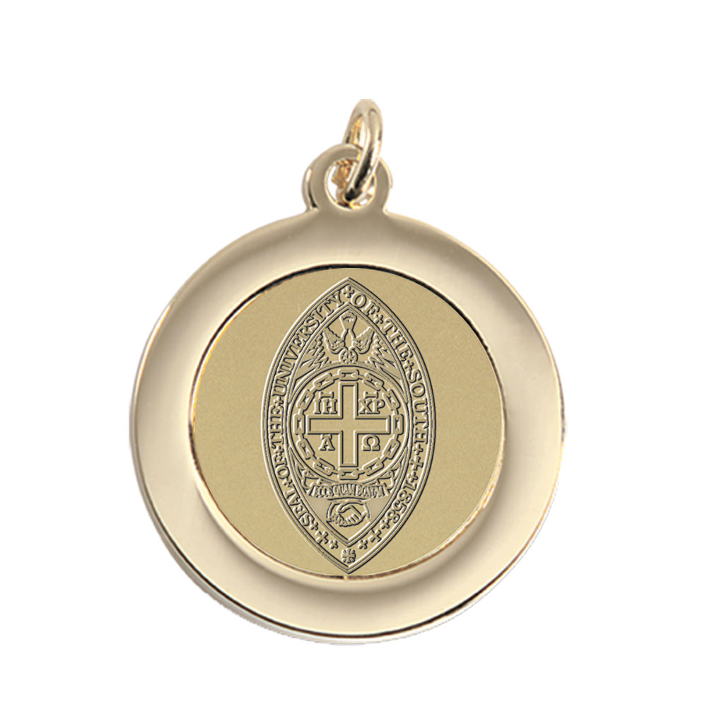 Gold University of the South Tigers Pendant