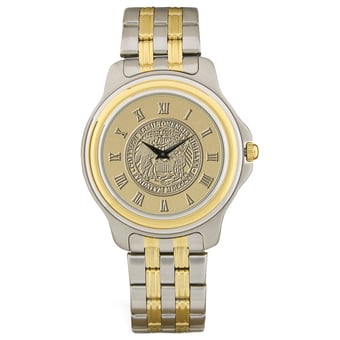 Gold/Silver Hamilton Continentals Two-Tone Medallion Wristwatch