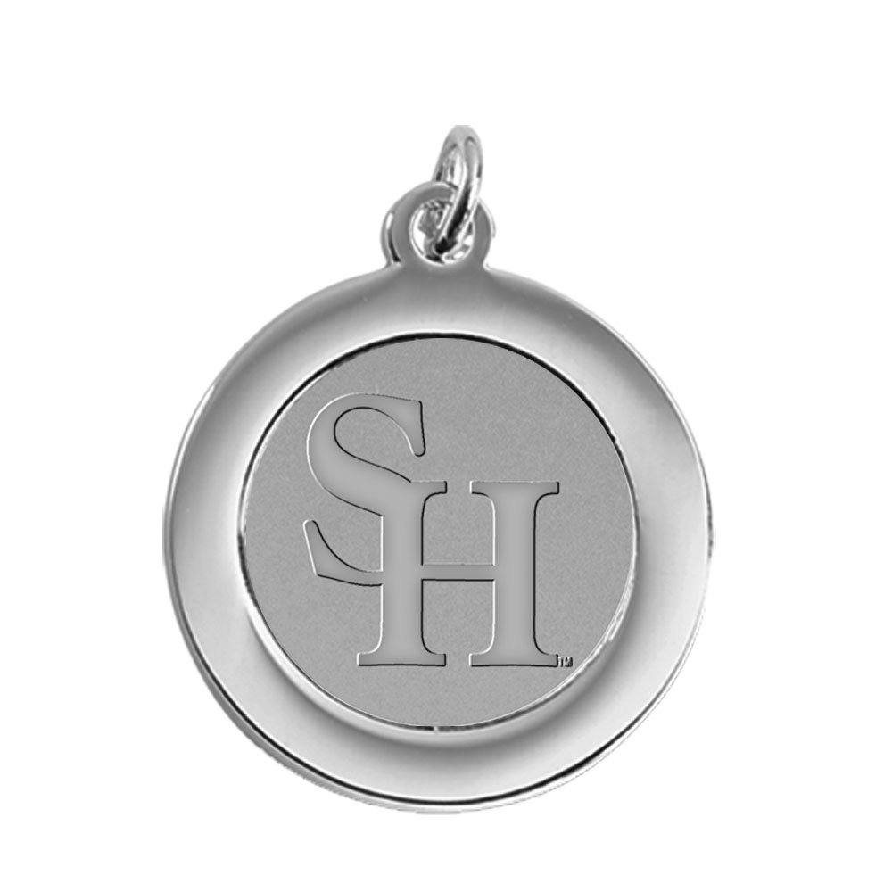 Silver Sam Houston State Bearkats Logo Pendant