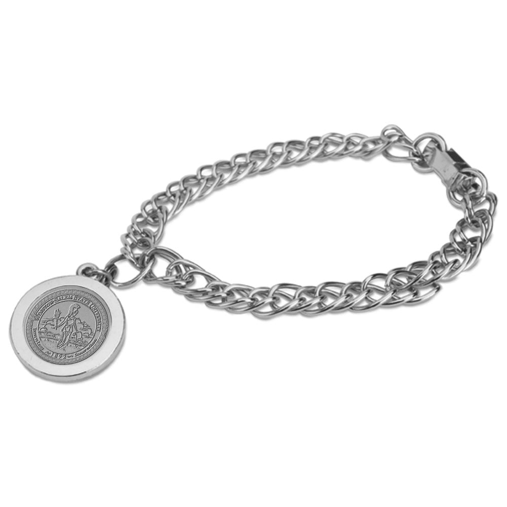 Women's Silver Winston-Salem State Rams Charm Bracelet