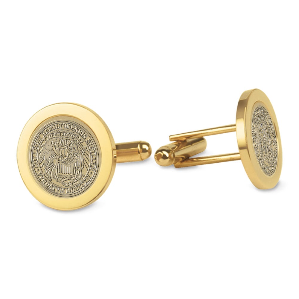 Gold Hamilton Continentals Cufflinks