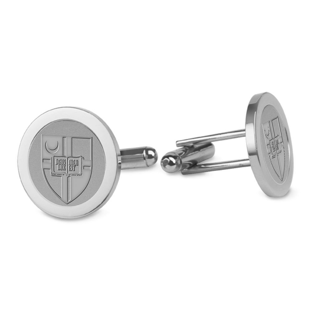 Silver Catholic University Cardinals Cufflinks
