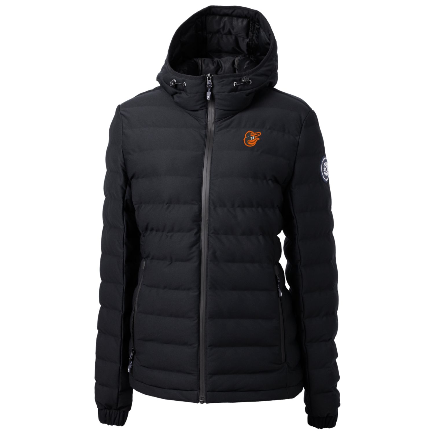 Women’s Cutter & Buck Black Baltimore Orioles Mission Ridge Repreve Puffer Full-Zip Jacket Women’s Cutter & Buck Black Baltimore Orioles Mission Ridge Repreve Puffer Full-Zip Jacket