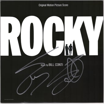 Sylvester Stallone Rocky Autographed Soundtrack Vinyl Album