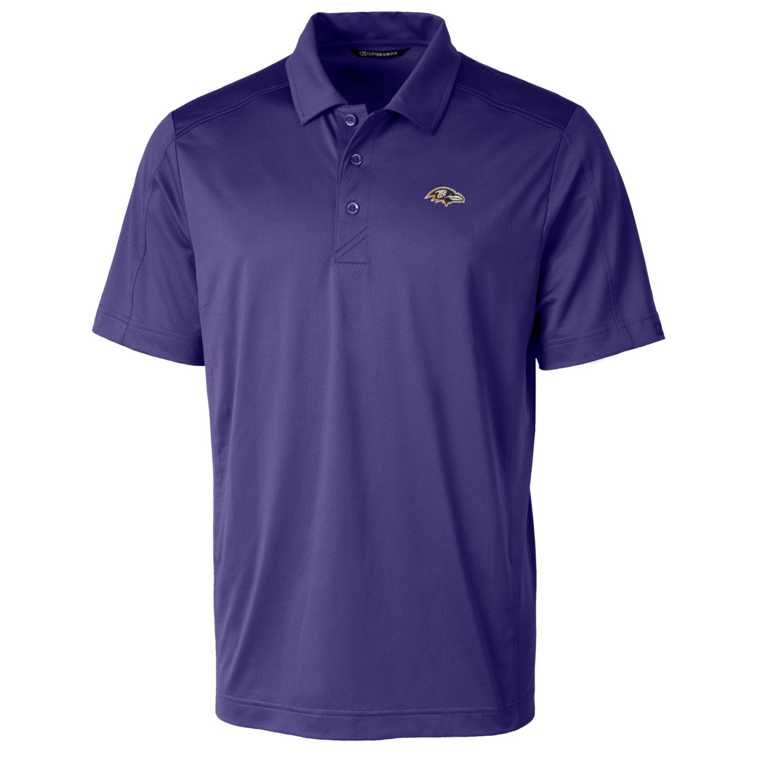 Men's Cutter & Buck Purple Baltimore Ravens Big & Tall Prospect Textured Stretch Polo