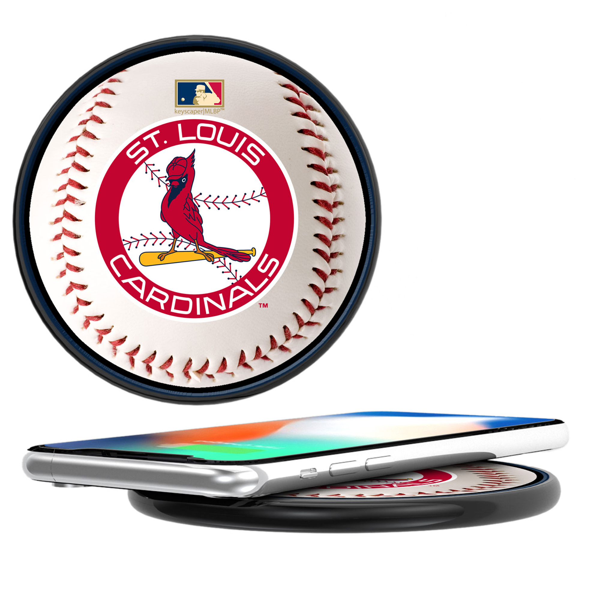 Keyscaper St. Louis Cardinals 15 Watt Wireless Induction Charger