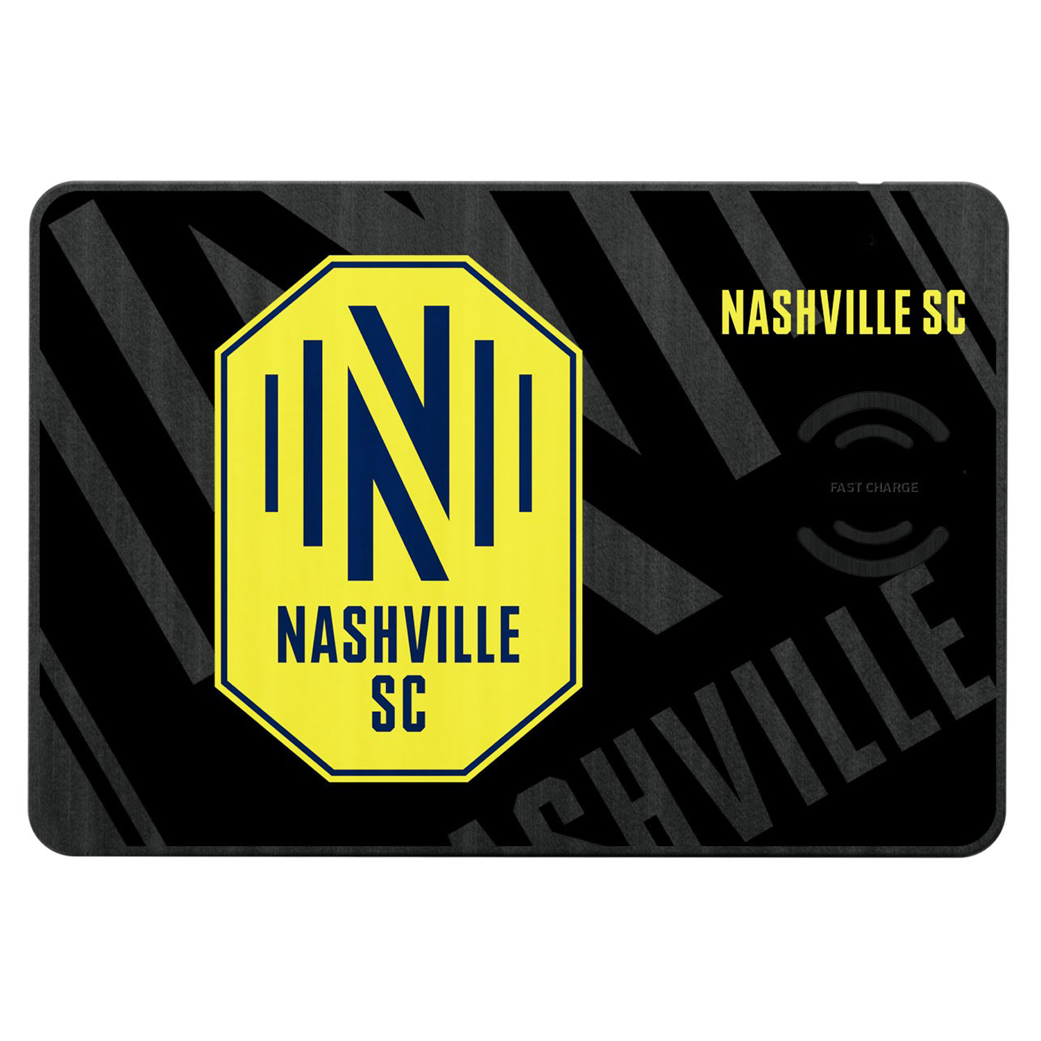Nashville SC Mono Tilt Logo Wireless Charger & Mouse Pad Nashville SC Mono Tilt Logo Wireless Charger & Mouse Pad
