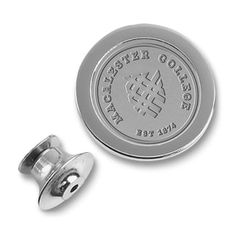 Men's Silver Macalester Scots Lapel Pin