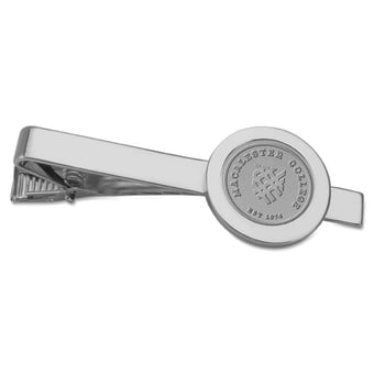 Men's Silver Macalester Scots Logo Tie Bar