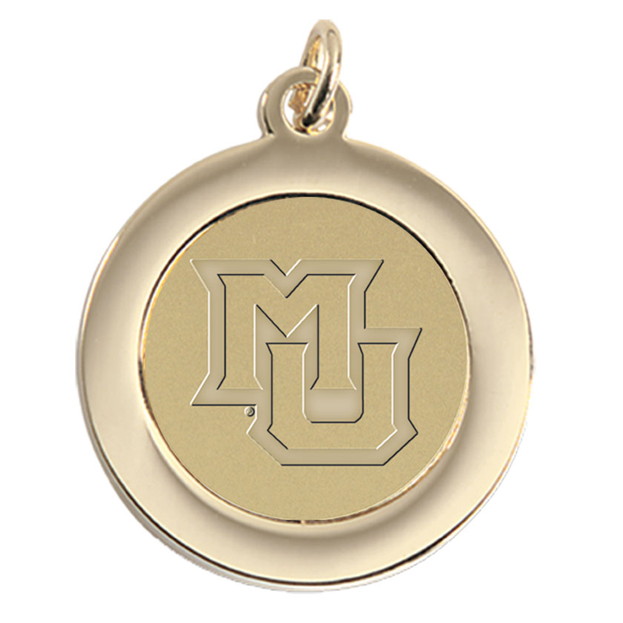Women's Gold Marquette Golden Eagles Pendant