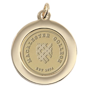 Women's Gold Macalester Scots Pendant