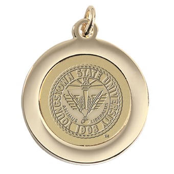 Women's Gold Youngstown State Penguins Pendant