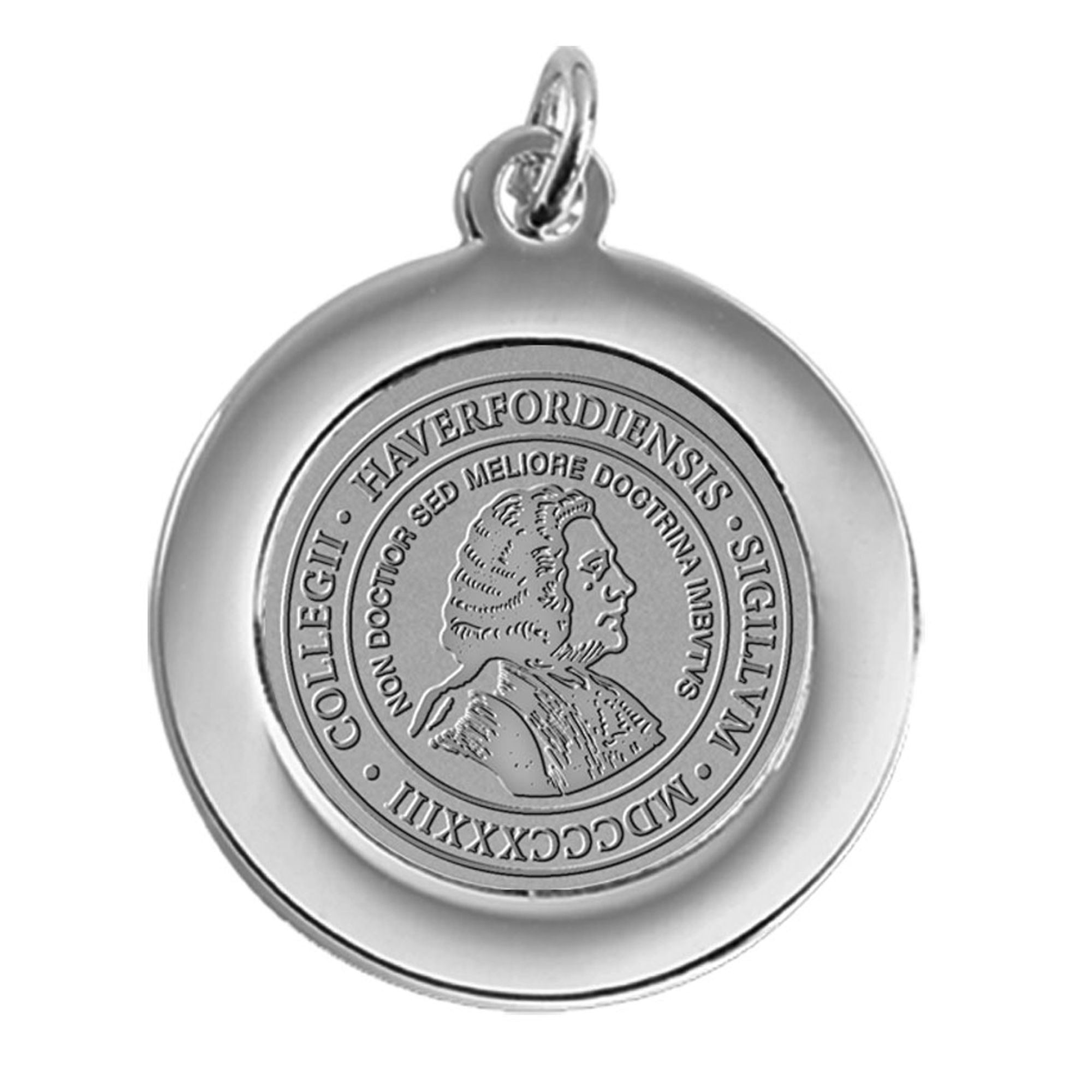 Women's  Silver Haverford College Pendant