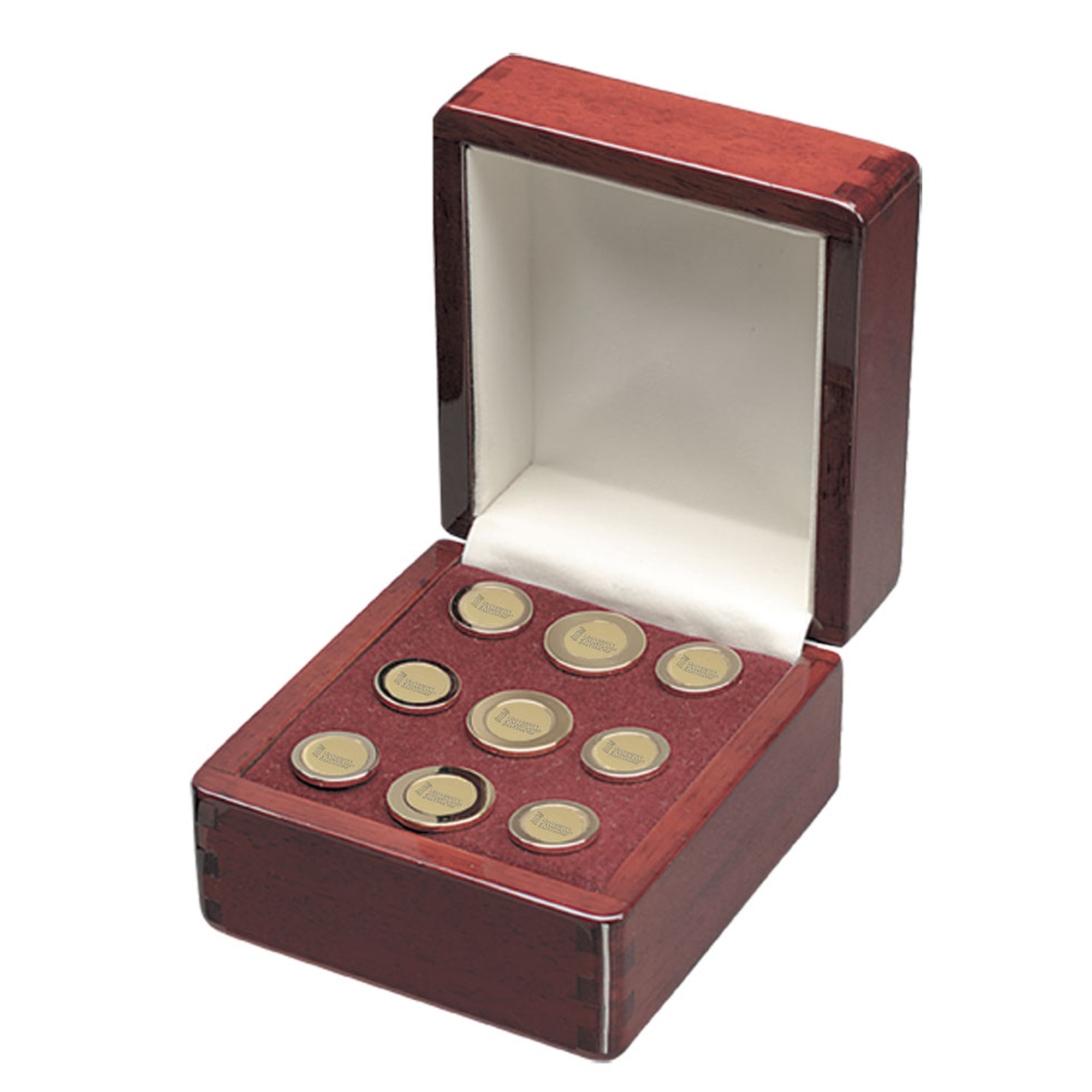 Men's Gold University of Maryland Baltimore 9-Piece Blazer Button Set