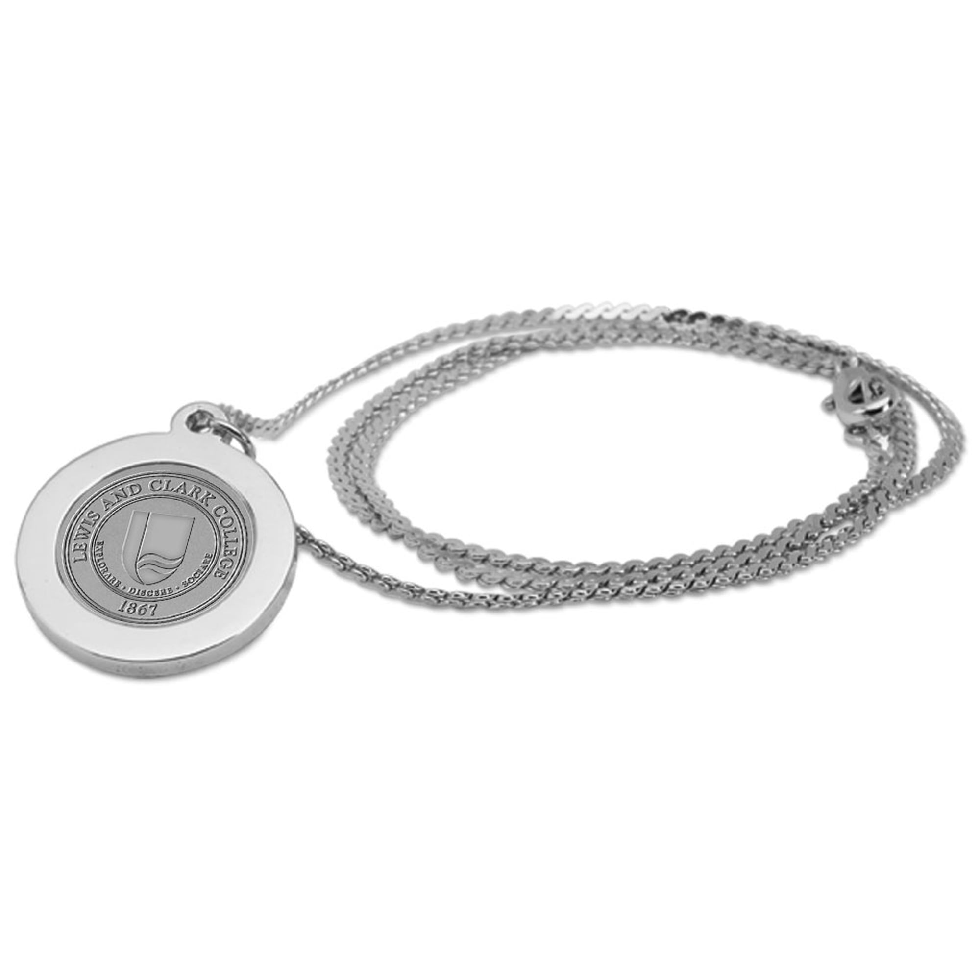Women's Silver Lewis & Clark College Pioneers Pendant Necklace