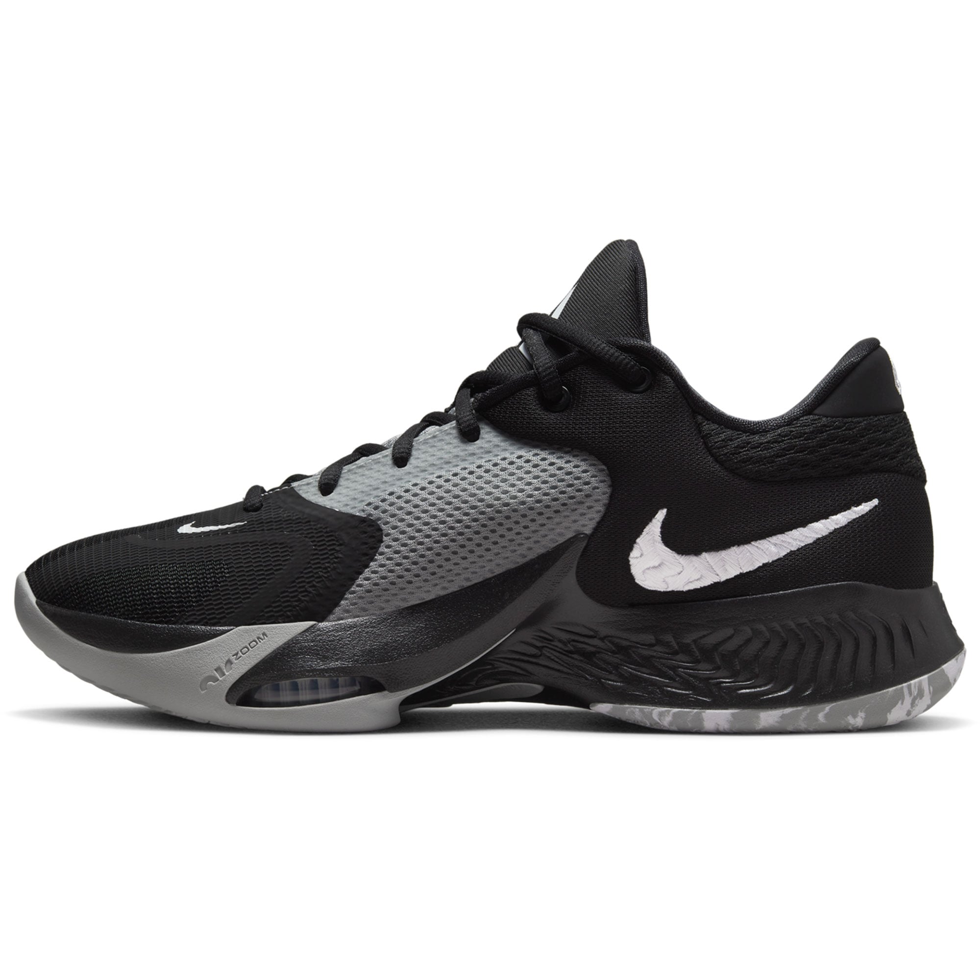 Men's Nike Giannis Antetokounmpo Black Zoom Freak 4 Low Top