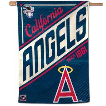 WinCraft California Angels 28'' x 40'' Since 1961 Cooperstown Collection Single-Sided Vertical Banner