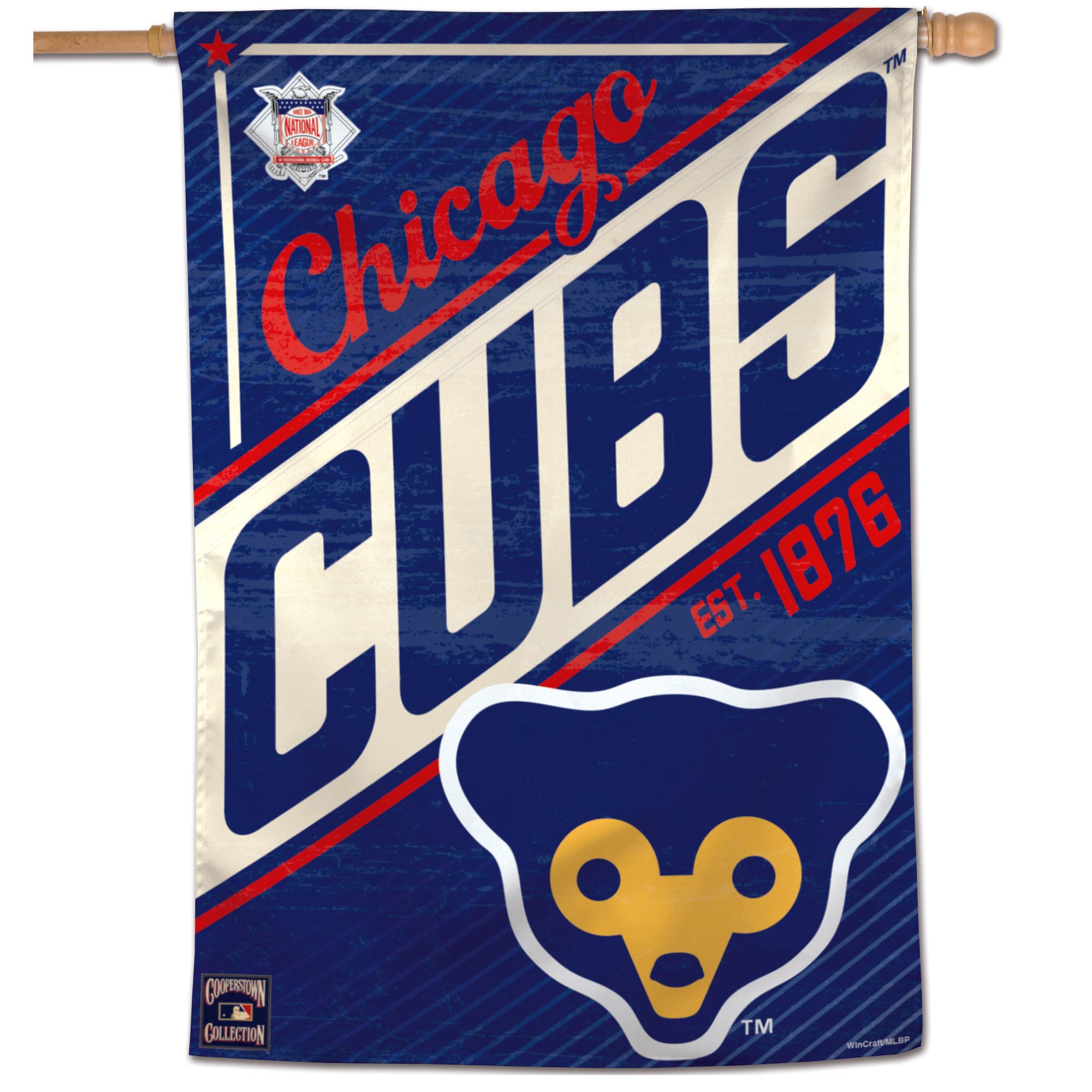 WinCraft Chicago Cubs 28" x 40" Since 1876 Single-Sided Vertical Banner