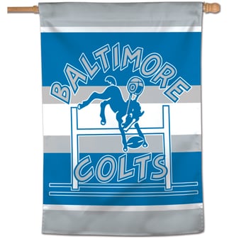 WinCraft Baltimore Colts 28'' x 40'' Retro Gridiron Classics Single-Sided Vertical Banner