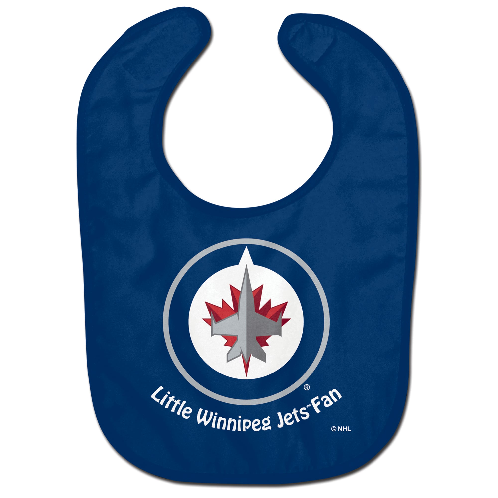 WinCraft Winnipeg Jets Little Fan All-Pro Baby Bib