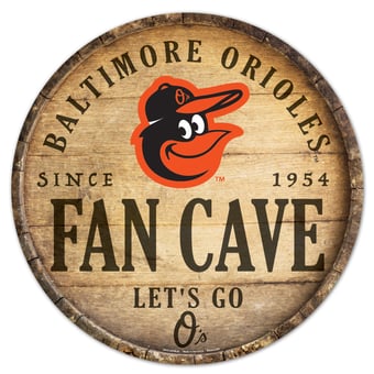 WinCraft Baltimore Orioles 14'' Circular Wood Sign