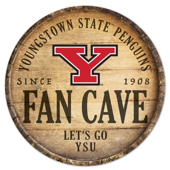 WinCraft Youngstown State Penguins 14'' Circular Wood Sign