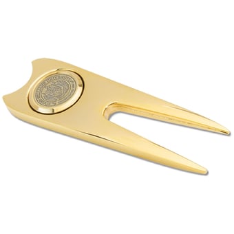 Gold Roger Williams University Golf Divot Repair Tool