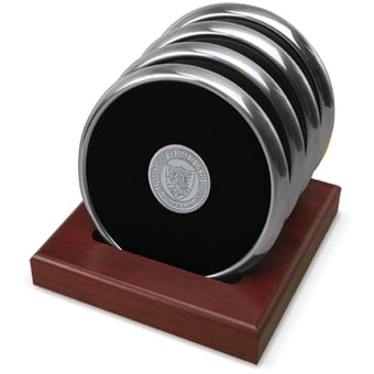 Silver Wittenberg University Tigers 4-Piece Coaster Set