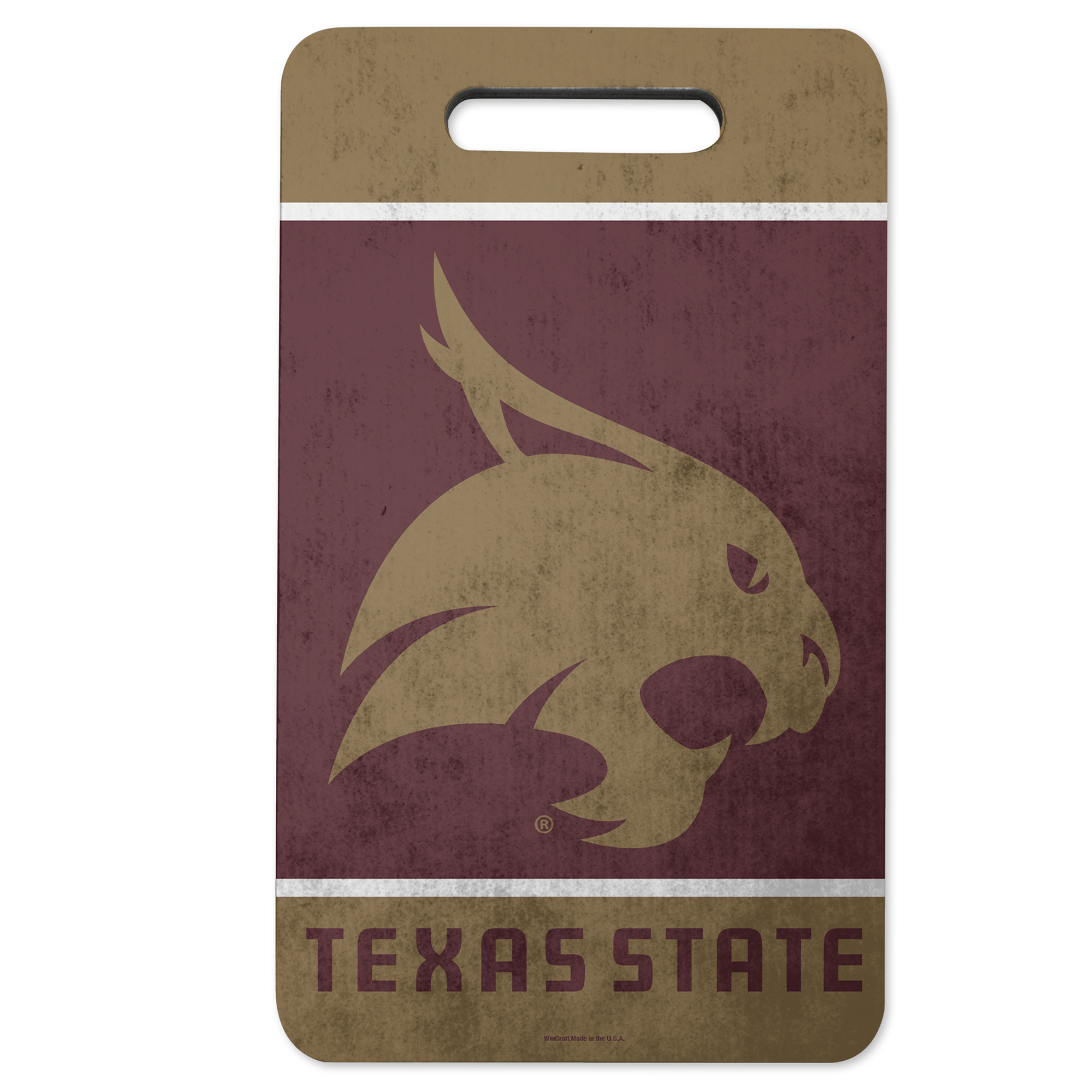 WinCraft Texas State Bobcats 10'' x 17'' Deluxe Stadium Seat Cushion