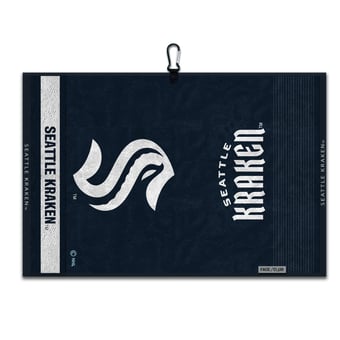 WinCraft Seattle Kraken 16" x 24" Jacquard Hand Towel with Carabiner