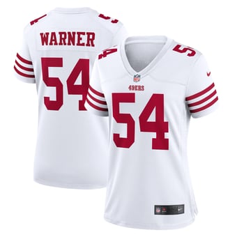 Women's Nike Fred Warner White San Francisco 49ers Game Jersey