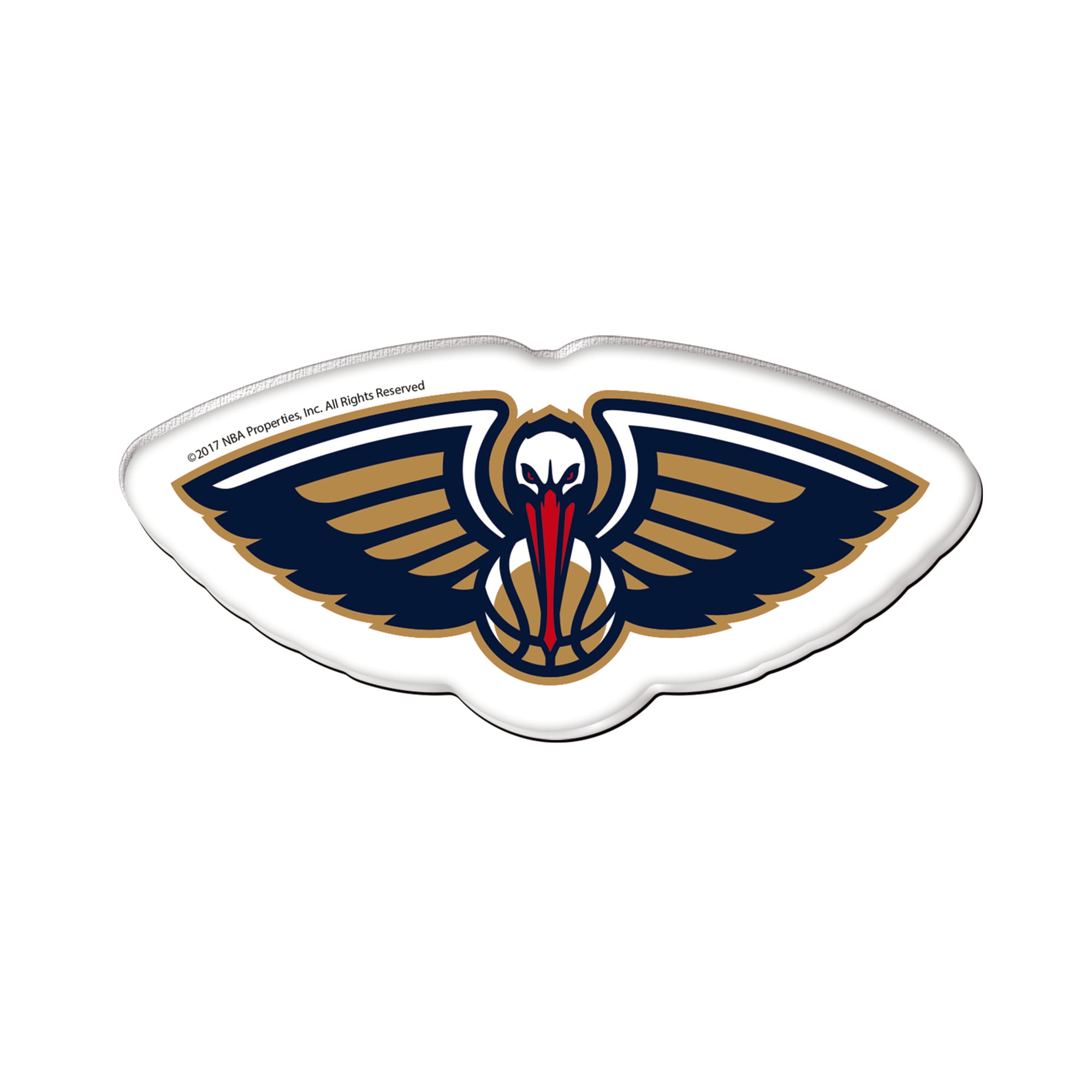 WinCraft New Orleans Pelicans Carded Premium Magnet