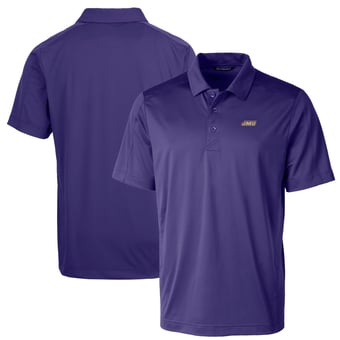 Men's Cutter & Buck Purple James Madison Dukes Big & Tall Prospect Textured Stretch Polo