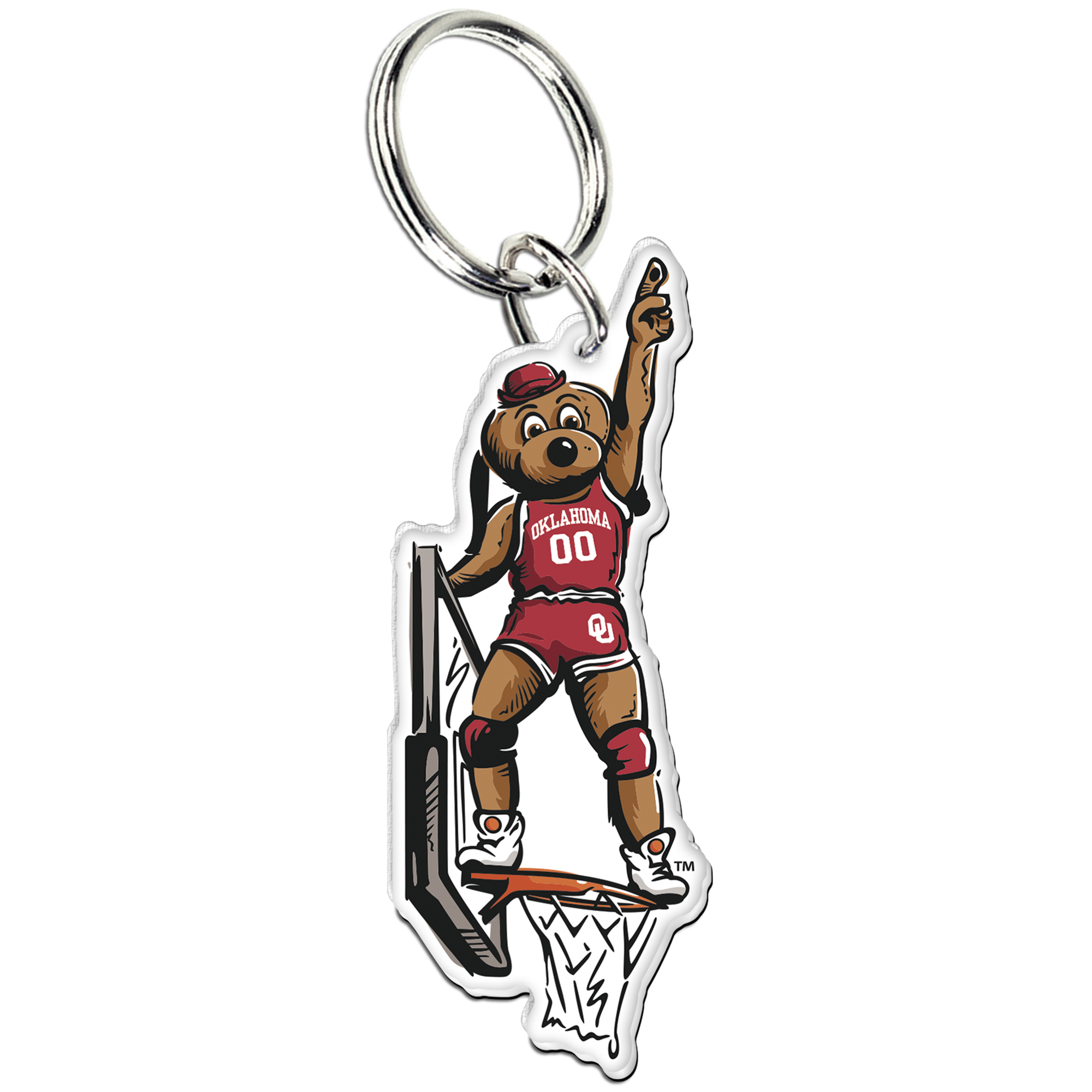 WinCraft Oklahoma Sooners Premium Acrylic Team Key Ring