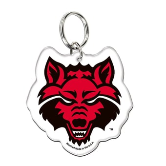 WinCraft Arkansas State Red Wolves Premium Acrylic Team Key Ring